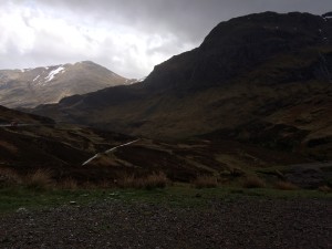 The brooding mounains