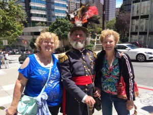 Jacque, Emperor Norton and Lesley if San Francisco