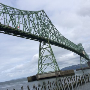 The bridge at Astoria over the Columbia River