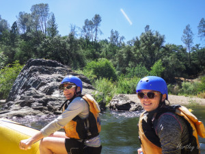 White water raftign on the South Fork of the American River